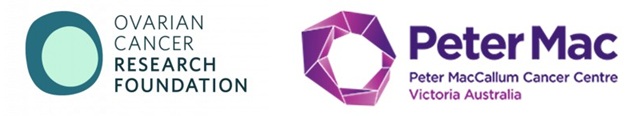Ovarian Cancer Research Foundation, Peter MacCallum Cancer Centre logos