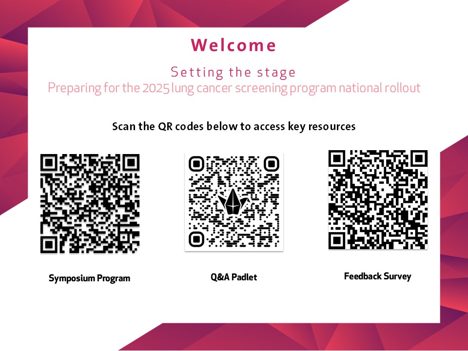 QR codes to access key resources