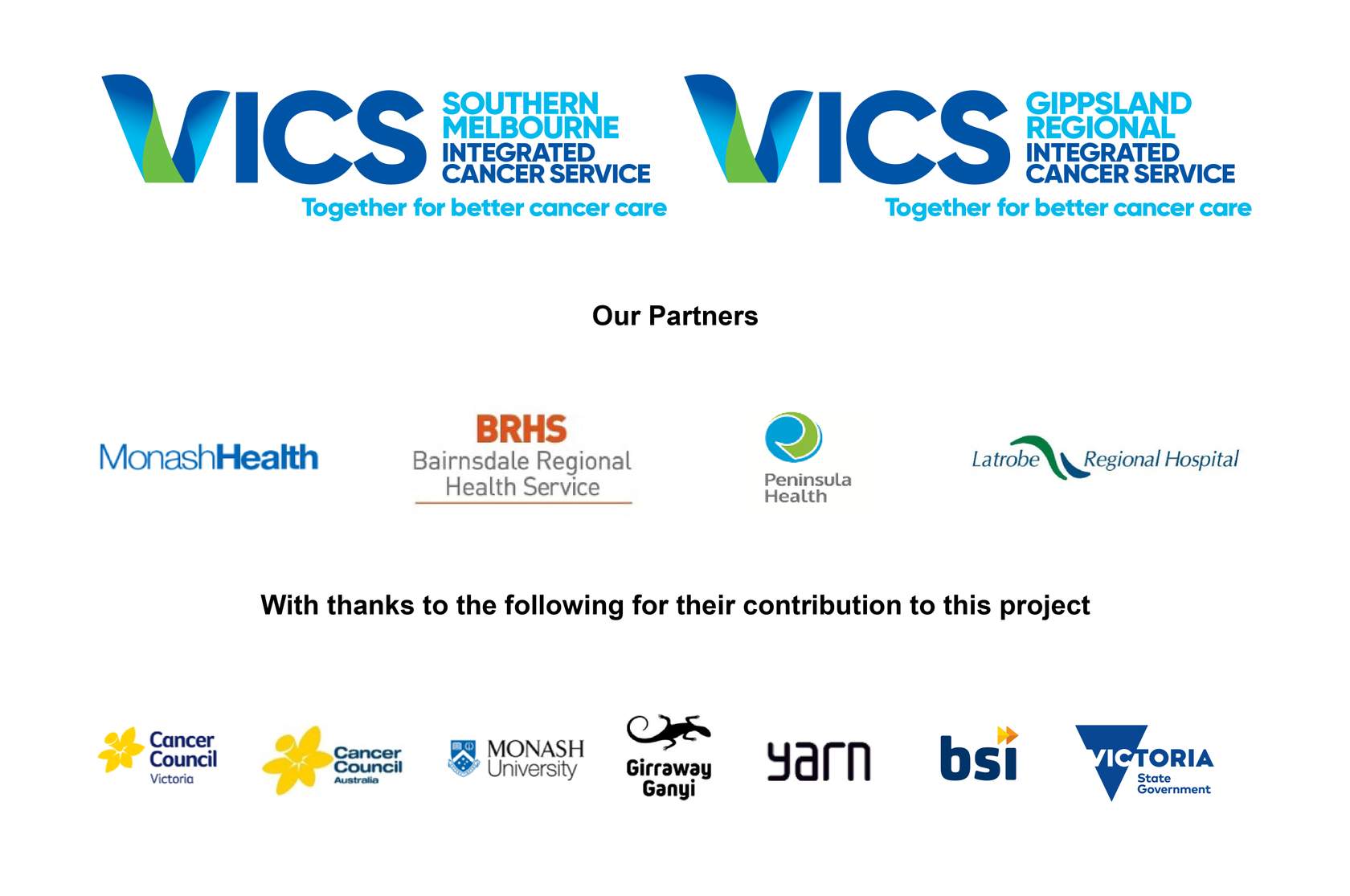 VICS partners