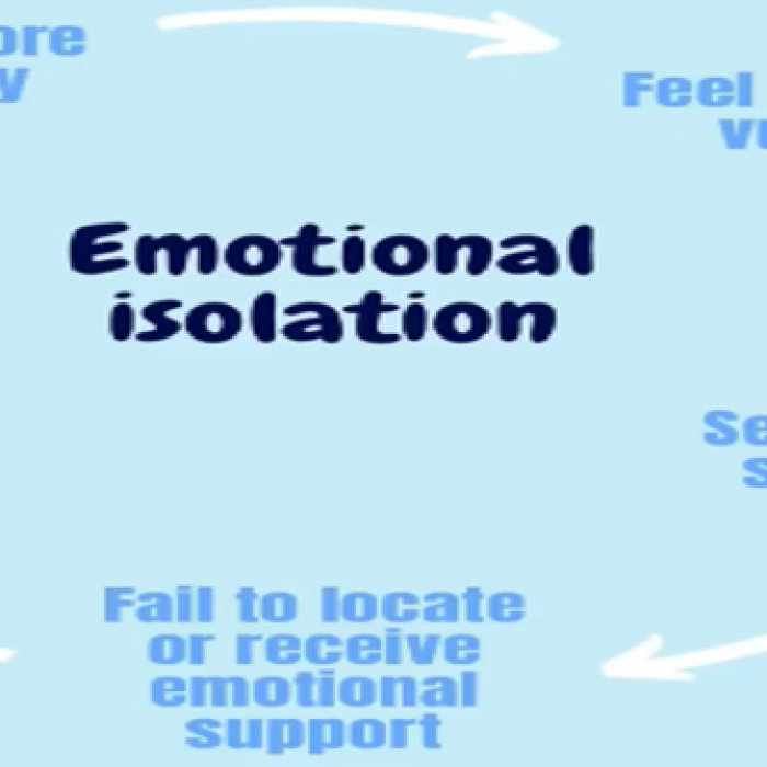 Diagram of emotional isolation