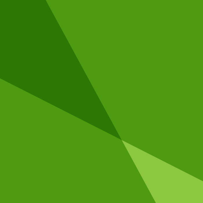 Banner Green Triangles