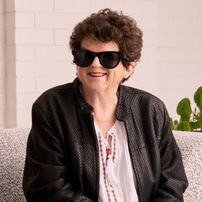 Louise Pearson sitting